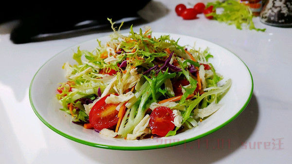 酸辣苦菊五色肉