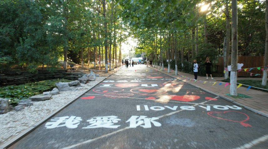 南区|青岛市南区新现“爱心路” 浪漫时尚再添新风景