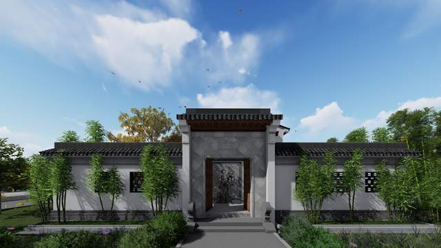 中式|惊艳乡村的中式庭院,青砖黛瓦木门铜锁,这才是记忆中的家