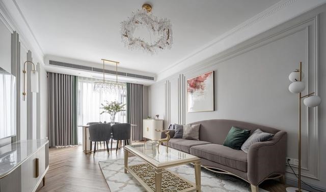 全屋|她真的很明智，新家选择美式与轻奢结合，室内简洁优雅，太喜欢了！