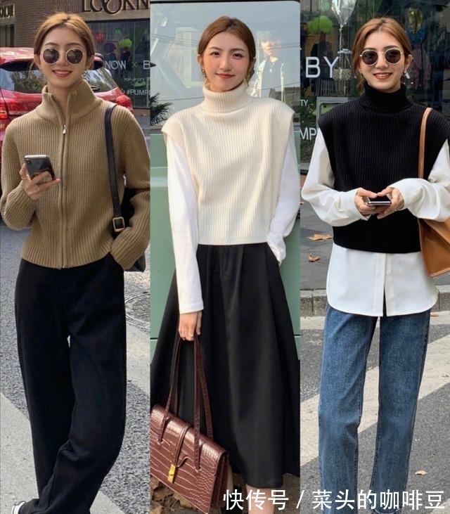 半身裙 爱美的女人,春天试试这几套“毛衣”穿搭,温柔优雅又减龄