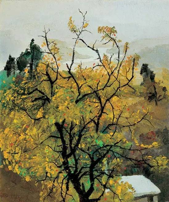 画幅$这两位大师笔下的秋色,梦幻迷离,思念无限