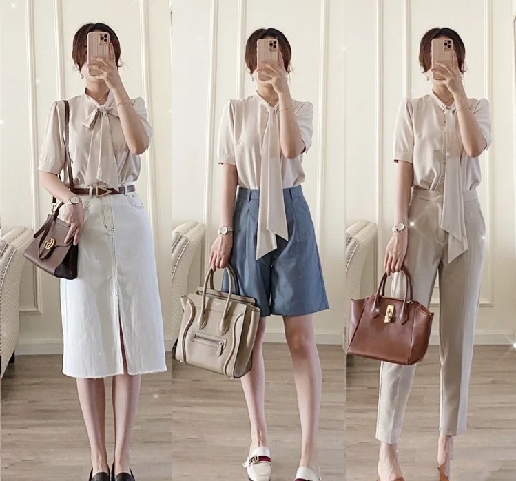 小个子|155-165小个子女生看过来,学这位博主这样搭配,提高腰线显身材