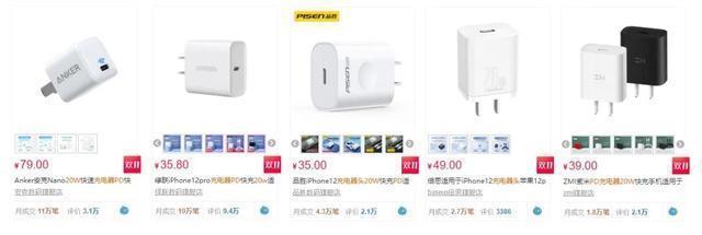 推动|天猫单品月销10万台iPhone 12推动20W快充销量暴涨