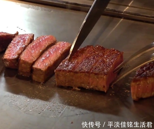 吃水果|非常少见的宫崎和牛,比普通雪花牛排还白,放在嘴里就像吃水果