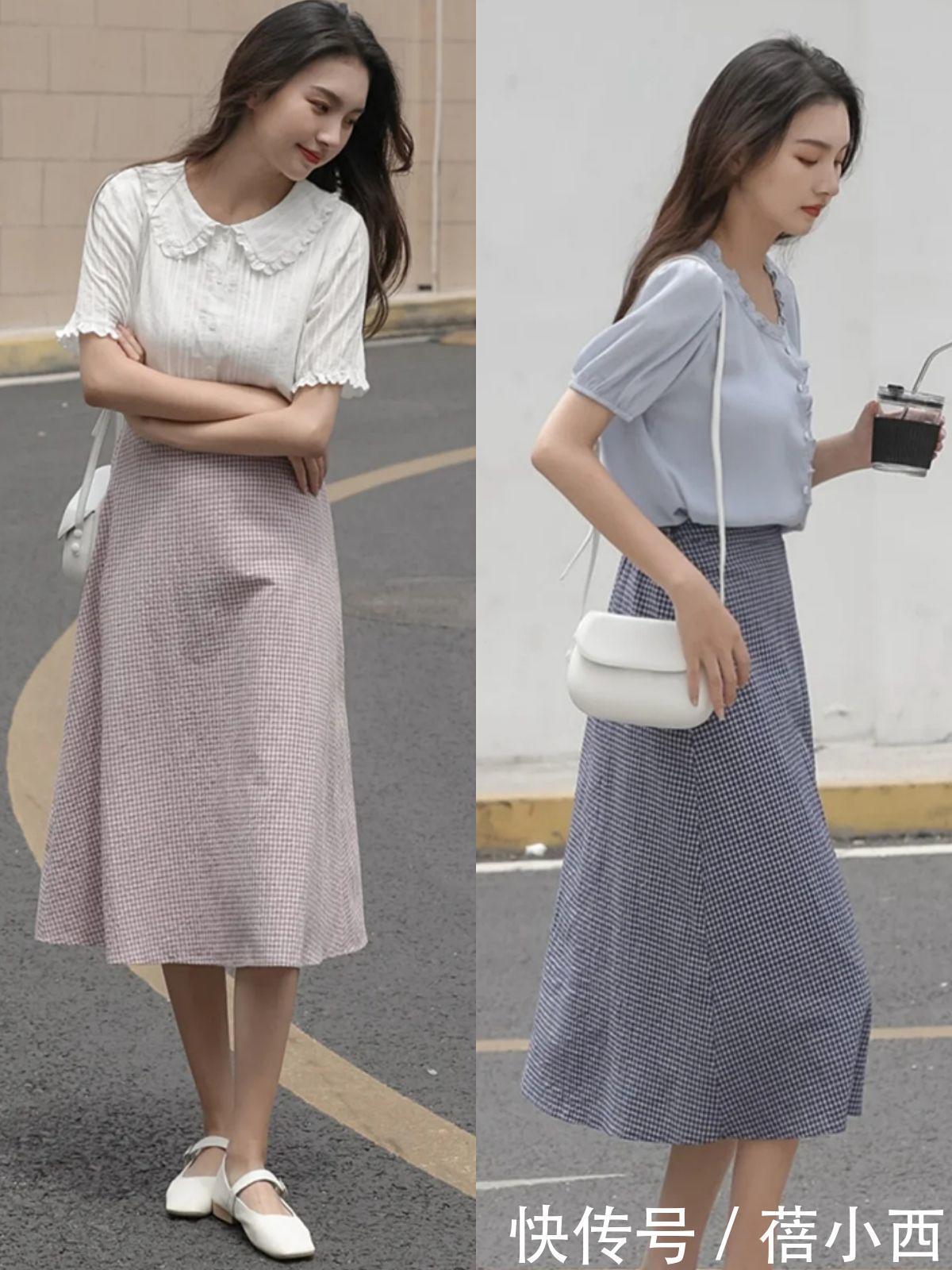 娃娃领|有气质的女生穿搭都不浮夸,温柔色系气质搭配LOOK,让你美翻6月