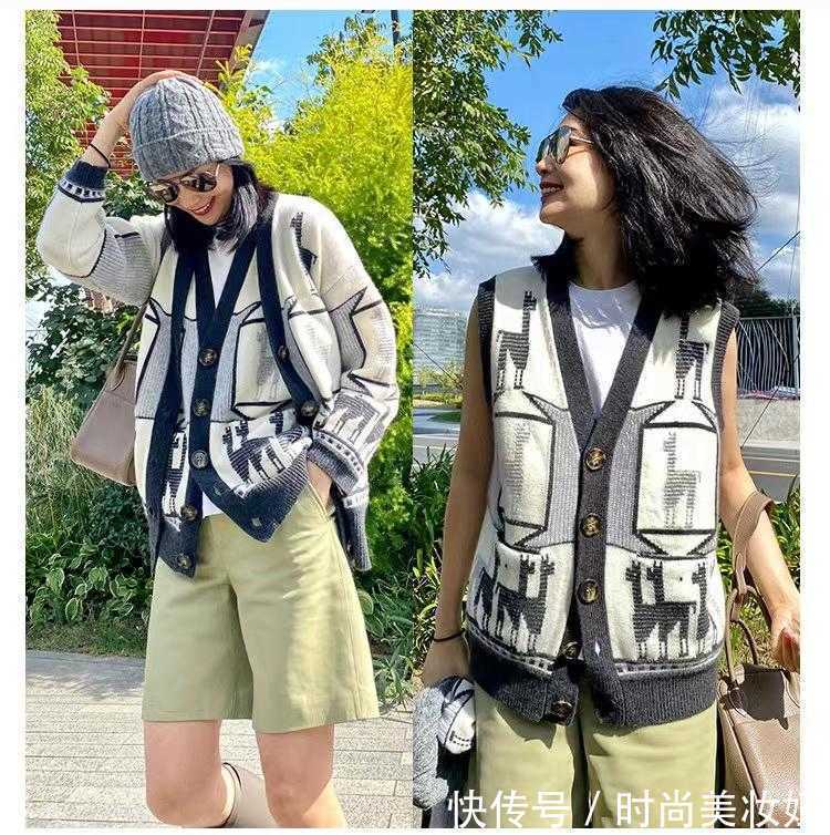 搭配|谁说“毛衣”穿不出高级感?看这位40岁姐姐的搭配,高级显气质