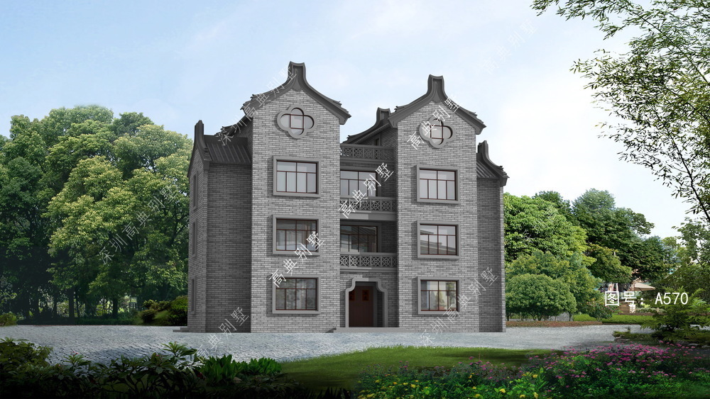 住宅|好看的中式别墅,美观又耐看,看完就想家建栋。