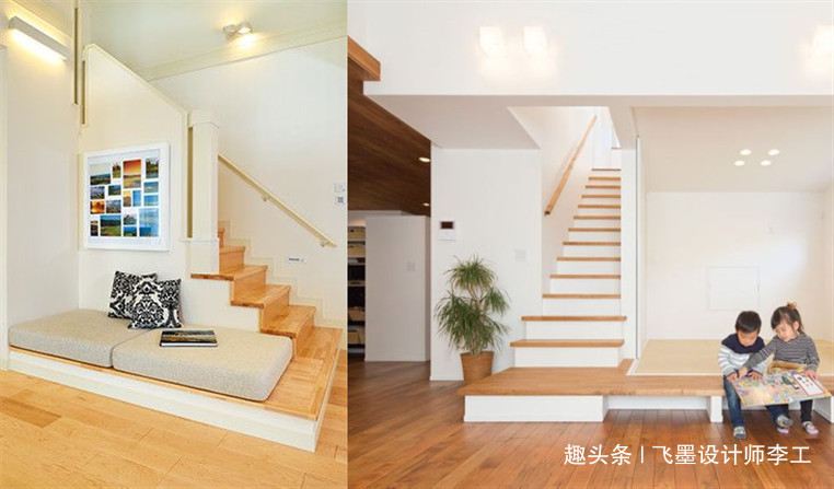 楼梯|好好的楼梯下方空间,朋友却故意做踏步延伸全堵住!没想到挺实用