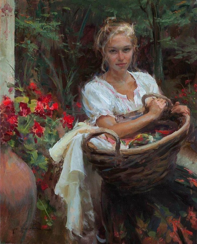 肖像!充满色彩、自由、深度的笔触的人物肖像油画作品