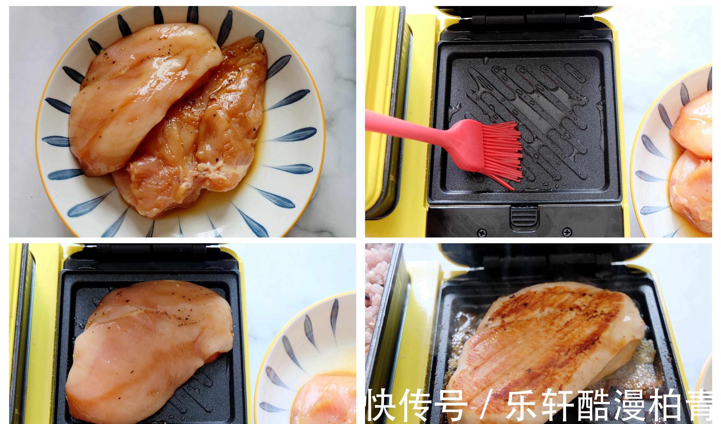 饭菜|早餐机的新用处，能焖饭还能煎鸡排，简单省事方便，真实用