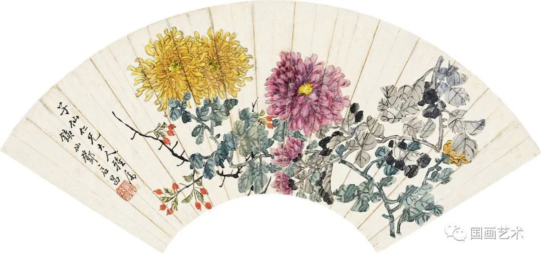 秋菊@跛道人笔下的秋菊,明媚绚丽