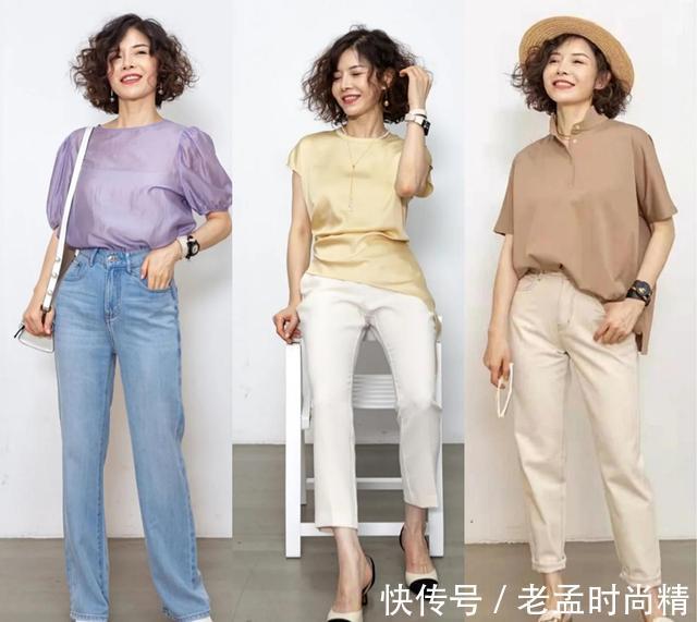 小西装|55岁女人穿衣在配不在多,教你百搭的“一衣多穿法”,时髦又优雅