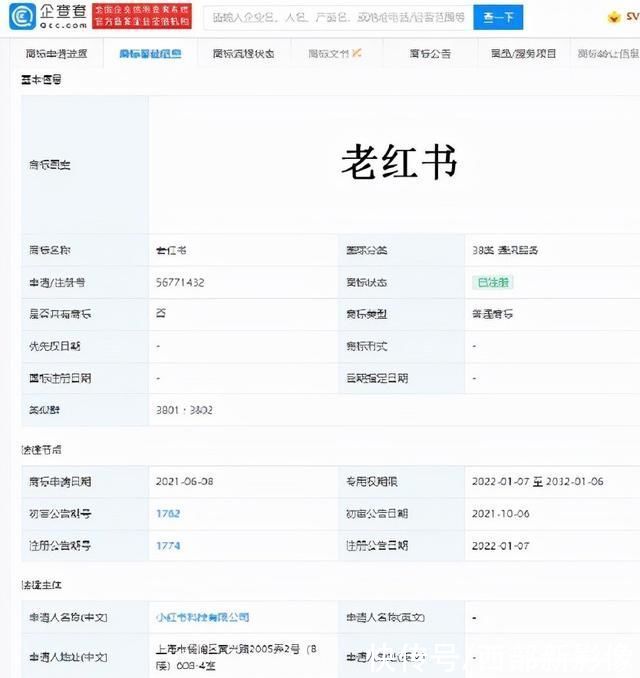 老红书|小红书申请“老红书”商标获批，网友评论亮了