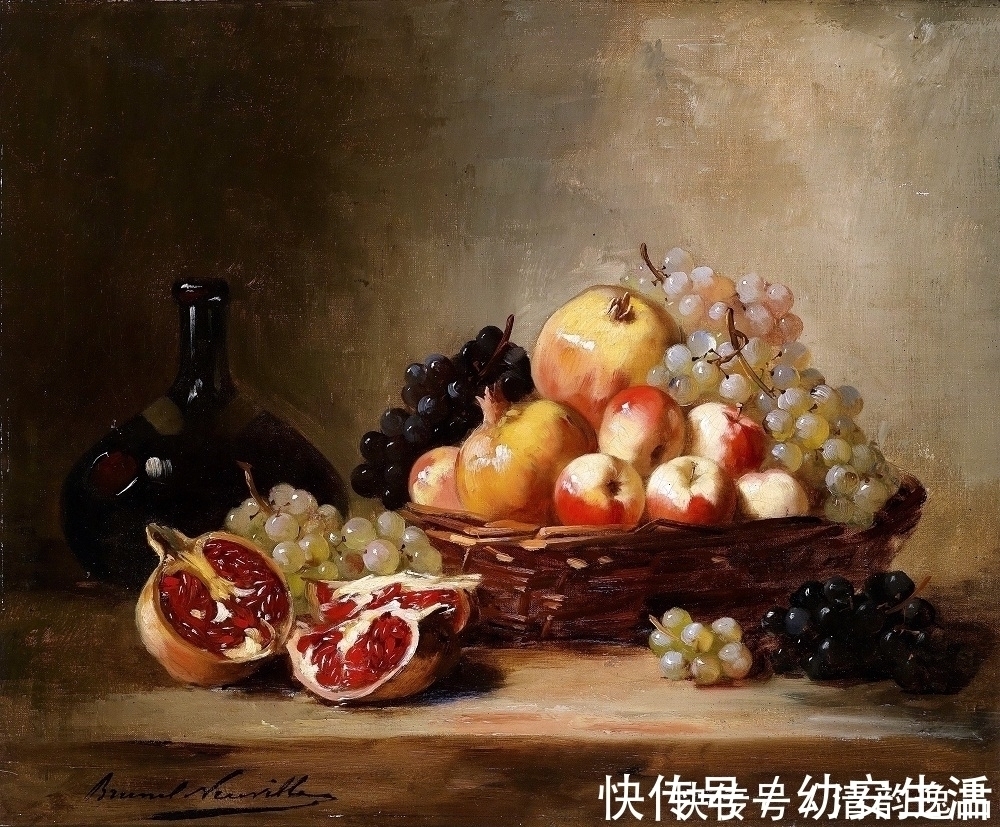 巴黎&法国画家,阿尔弗雷德·阿尔勒·布吕奈尔·德·纳维尔,油画作品欣赏