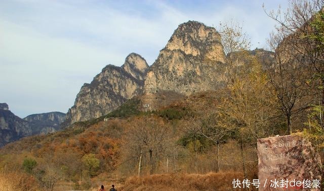 进出|曾进出靠“天梯”的太行山小村庄，如今凭影视剧走红，秋色太美了