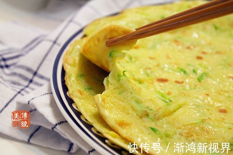 16道懒人烙饼,不用揉面,拌好面糊就能烙,放凉后还是软软的