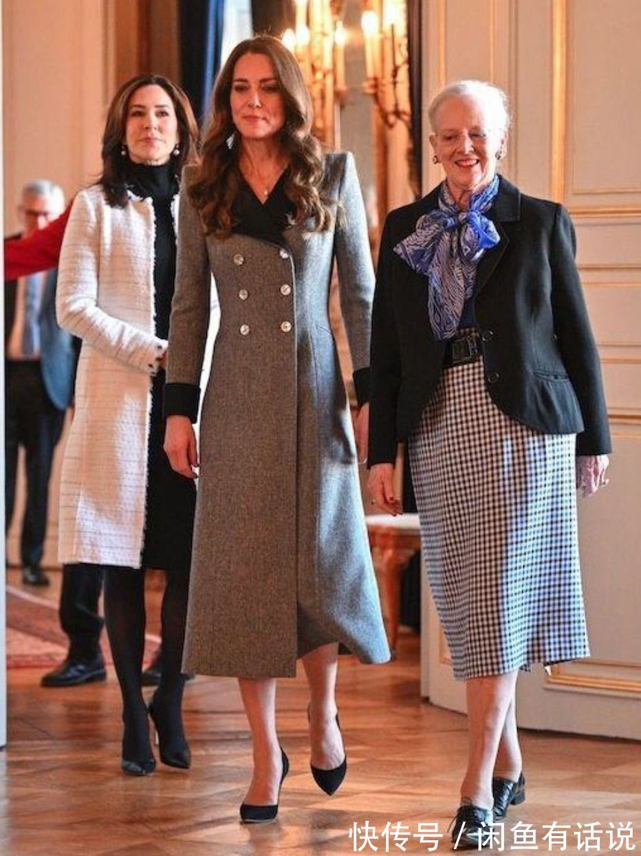 法则 看到凯特和丹麦王妃同框穿“黑白灰”,终于明白什么叫高级气质美