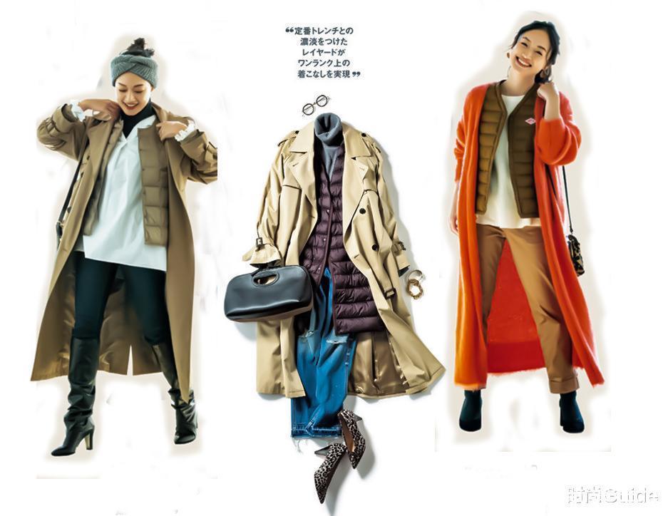 显瘦|长大衣+薄羽绒服,冬天这样穿,好看显瘦与保暖都可兼得!