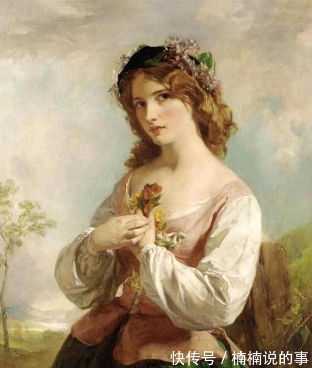 服饰#康拉德·基塞尔,把贵妇们的容貌与服饰,表现得极为富丽奢华!