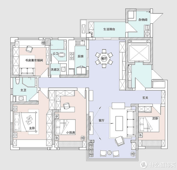 精装|韶关夫妻嫌精装房不好，重新装修成美式风，全屋精致耐看，很高级
