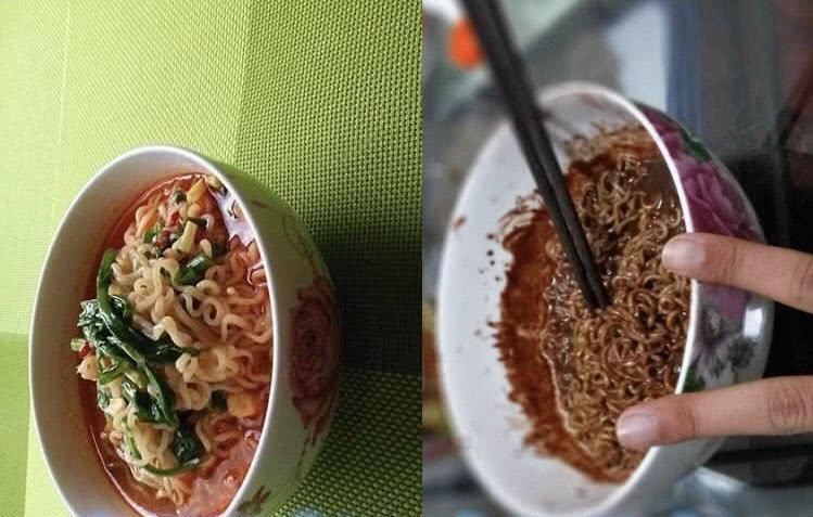 女朋友煮|亲哥煮面条vs女友煮面条,差距太明显,男友我觉得我不饿真的