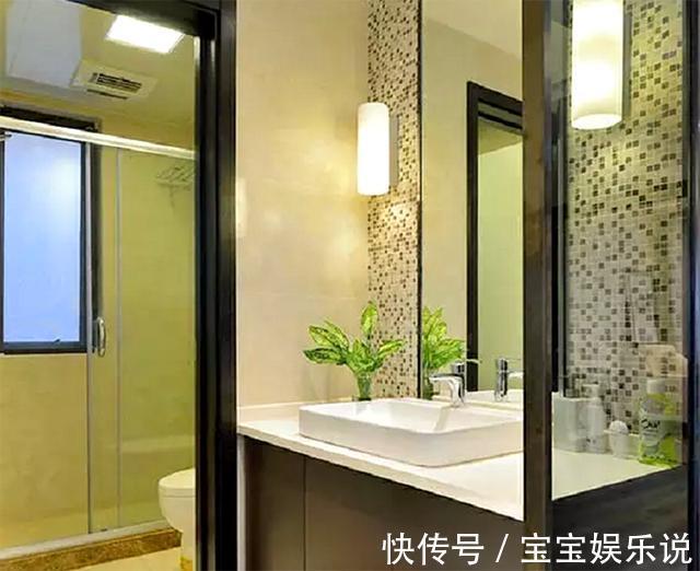 玻璃|卫生间光做干湿分离还不够,9种洗手池隔断,精致美观又实用