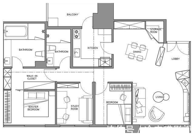 主卧|63㎡清新简约风,一对医生夫妇的家,打造轻松无压感的避风港!