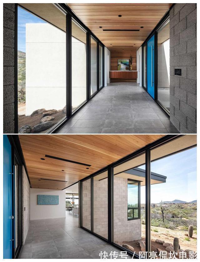 私人别墅|外国佬自建私人别墅，大量混凝土砖设计，谁说别墅就得花几百万