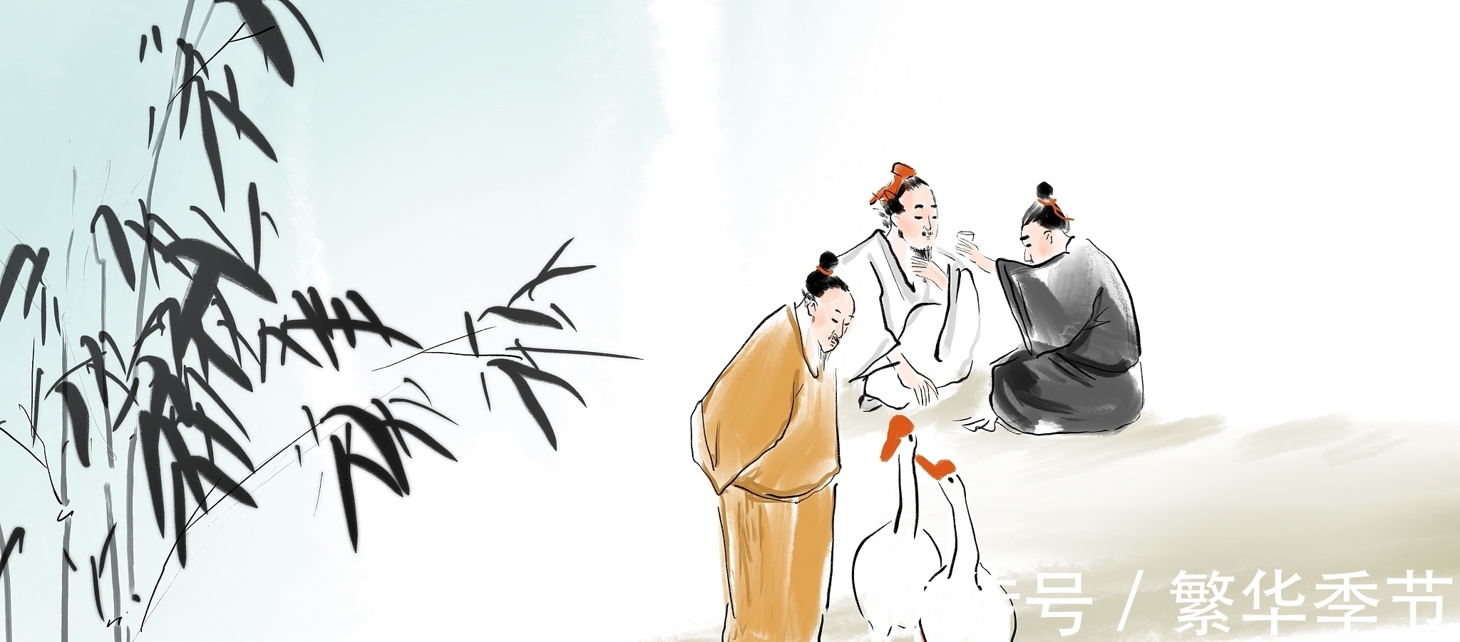 山气日夕佳$两首古诗,一刻宁静,一片豁达