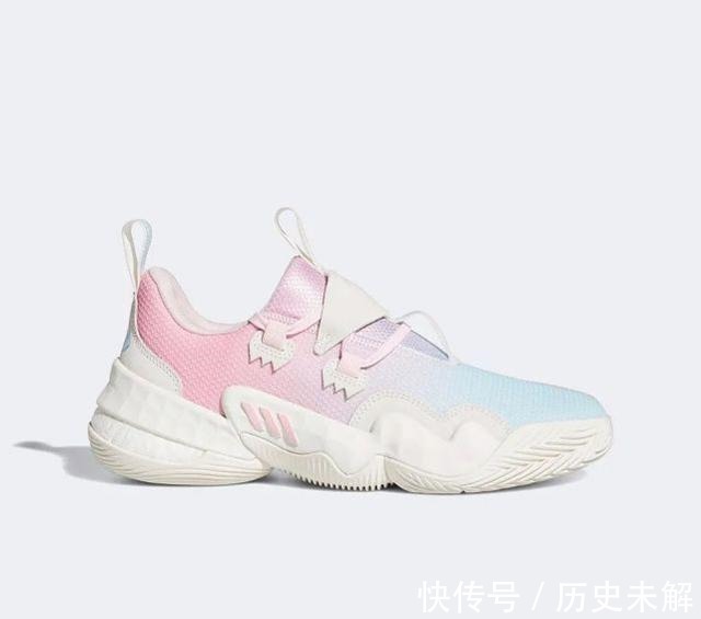 鞋款 阿迪签名鞋首发“棉花糖”配色,耐克阿迪也开始抄袭国产品牌了!