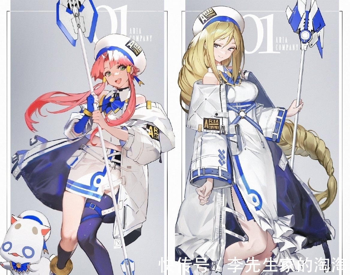 插画作品@概念人物插画作品,无论是平涂还是厚涂风格都好好看