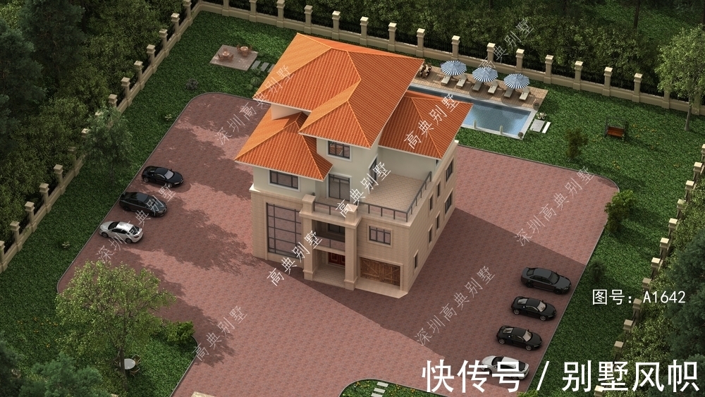 农村家庭|带车库的欧式别墅,非常适合四世同堂入住,简单而单调。