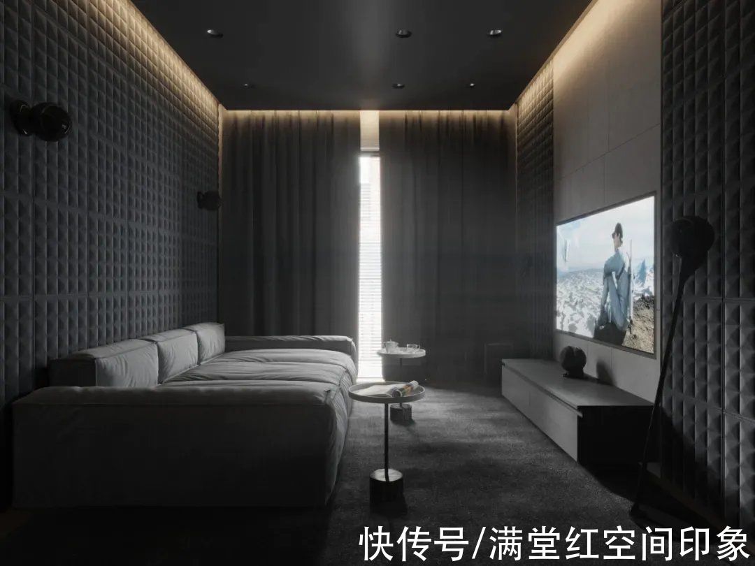 空间|经典色系的设计，展现出简约空间的艺术美感