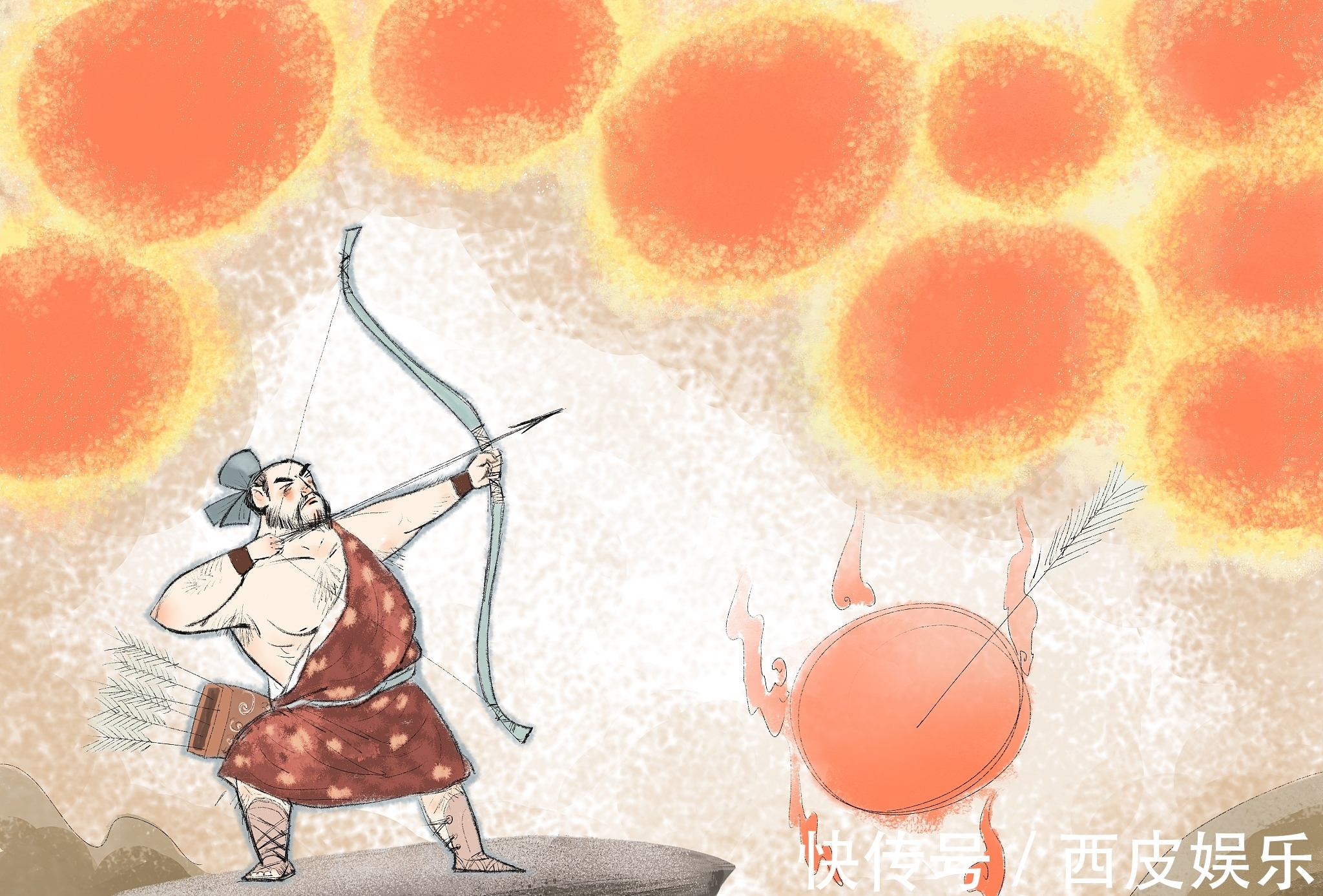 老严@新疆得罪了谁?要安置十日和女魃,以至于干旱一直延续到今天