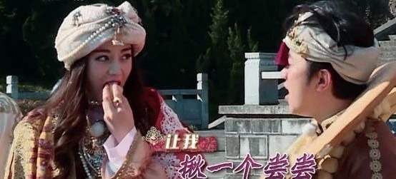 迪丽热巴在跑男狂吃，为何在其他节目一口都不吃原因太扎心