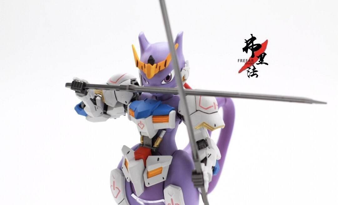 精灵宝可梦混搭高达佳作,超梦巴巴托斯