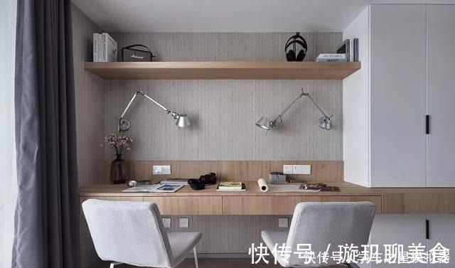 书桌|一样的80㎡,他家装修出的效果为什么这么宽敞,超大客厅真棒!