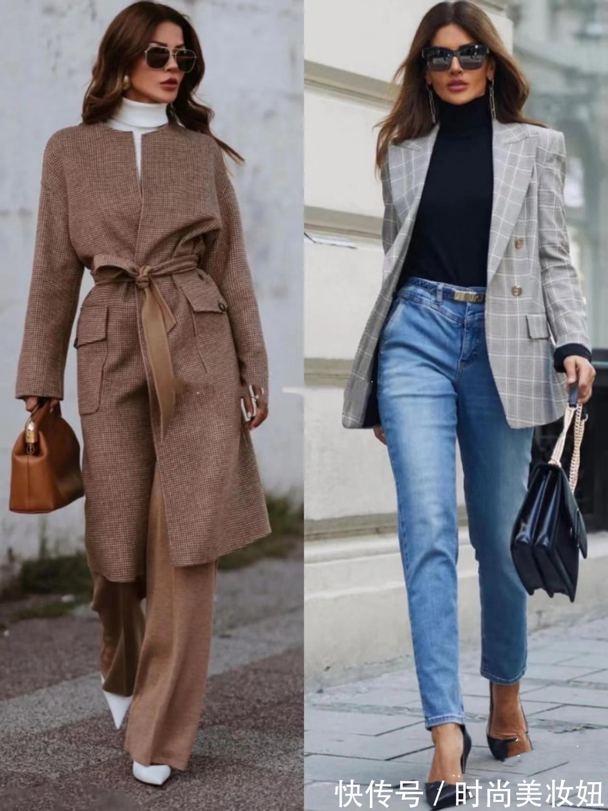 穿衣 越有气质的女人穿衣越简单,基础色穿出高级范,40岁女人学学