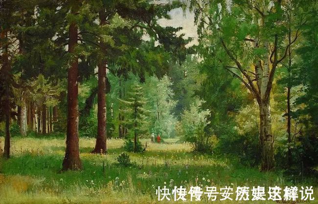 那个时代$俄罗斯杰出风景画家希施金的作品,诗一般的境界!