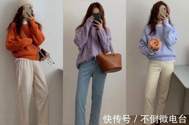 彩色 这位小姐姐的韩系穿搭,慵懒文艺又气质,看着太舒服!