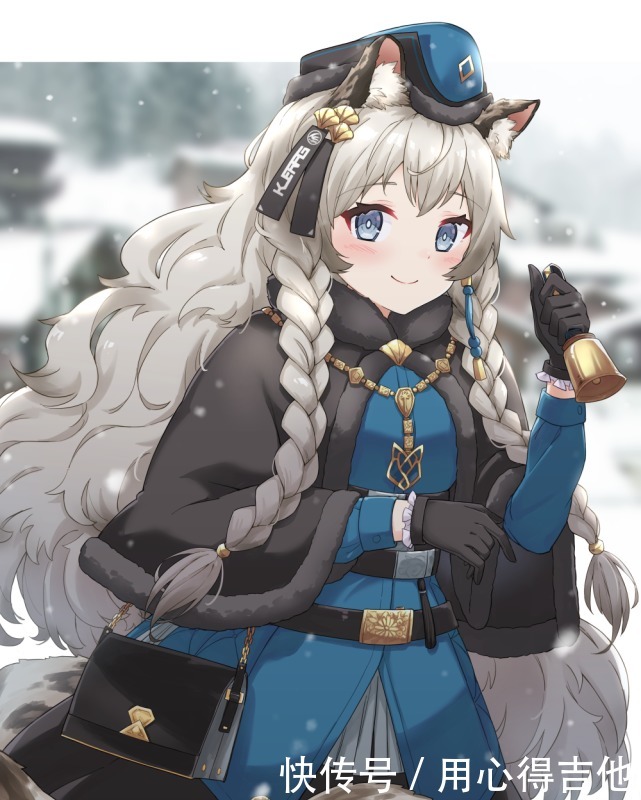 二次元|二次元美图,明日方舟初冬的雪并不冷
