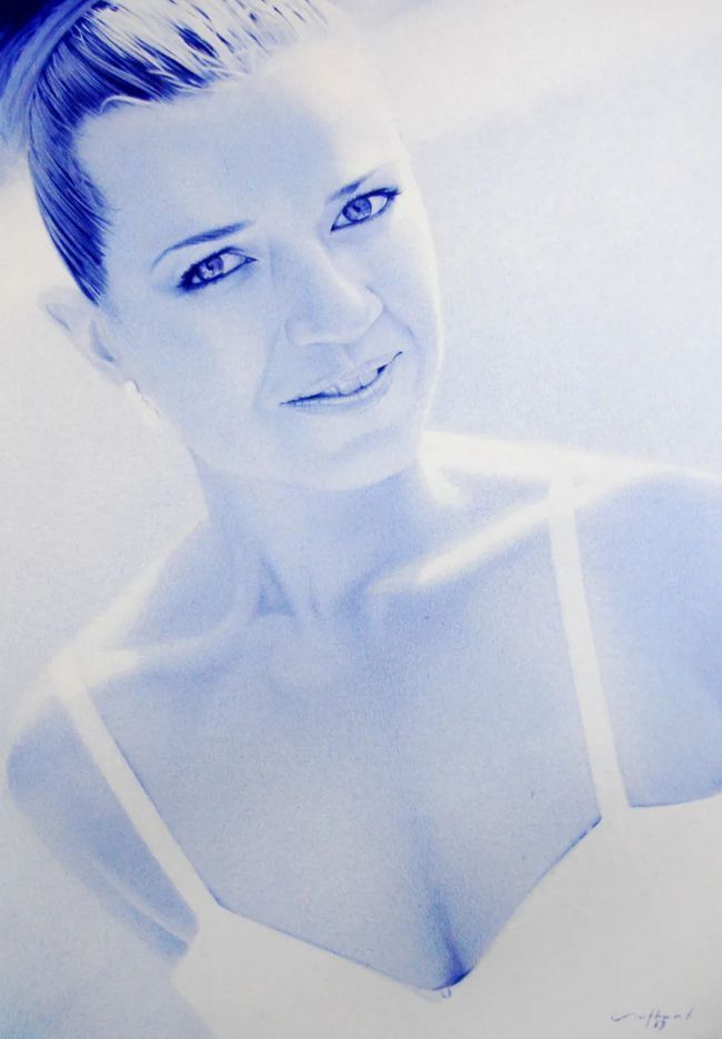 艺术@大神级的圆珠笔画:艺术家纳森·洛伦扎纳的作品