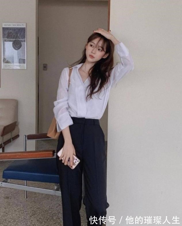 时髦 “白衬衣”怎么搭才时髦高级,试试这4个搭配新思路,谁穿谁美