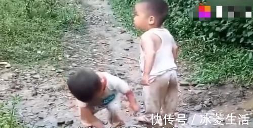 兴趣爱好|两萌娃泥坑里释放天性,妈妈看到直接崩溃,这篓子亲爹也救不了