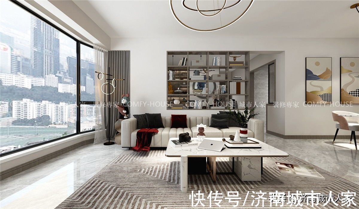 装修|世纪佳园130平现代风格装修效果图