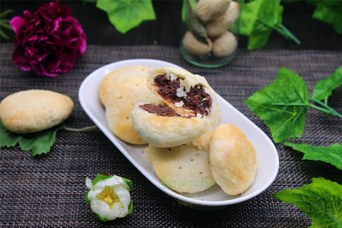 过年了，饼干别买，教你做红豆酥饼，酥脆可口，好看又健康！