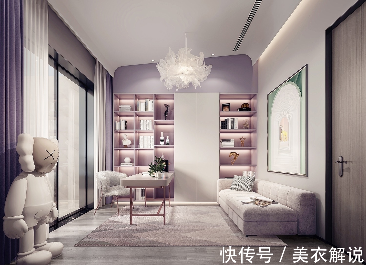 简约|480㎡现代简约,为生活留白~