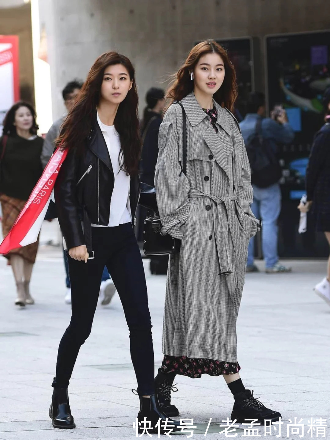 街拍:今春闺蜜出街的时尚穿搭, 简约高级又时髦, 风格极简又好搭配