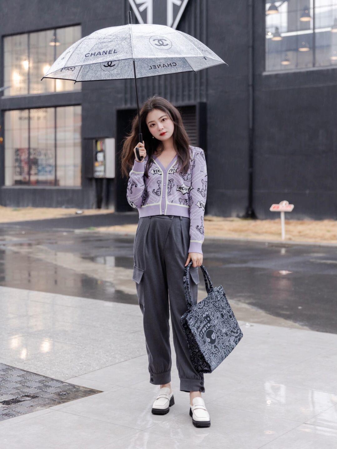 开衫 想把毛衣穿好也很简单,来看时尚博主的looks,给足你灵感